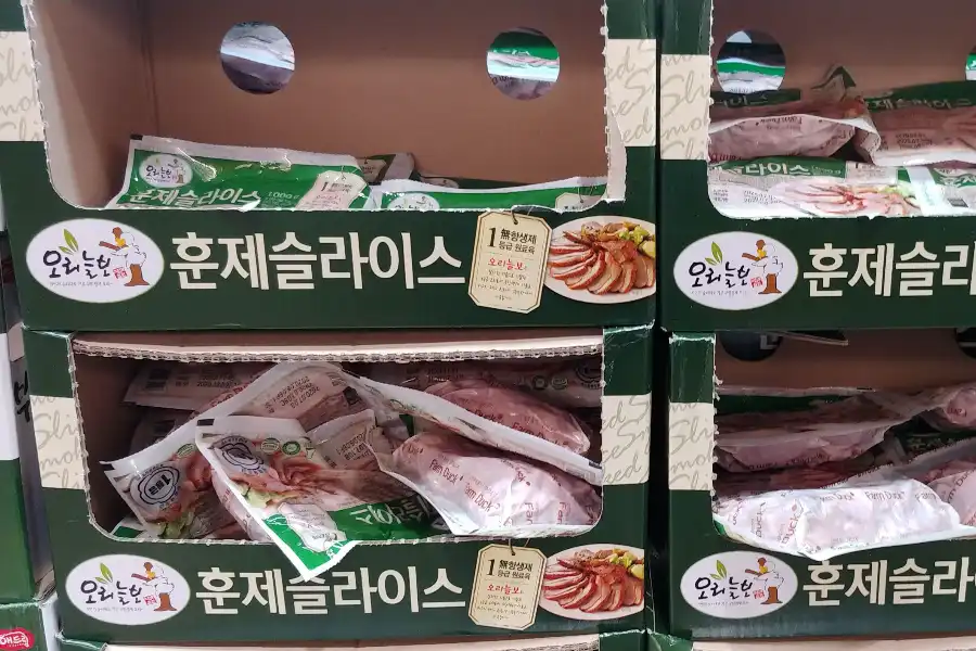 오리늘보 훈제슬라이스
