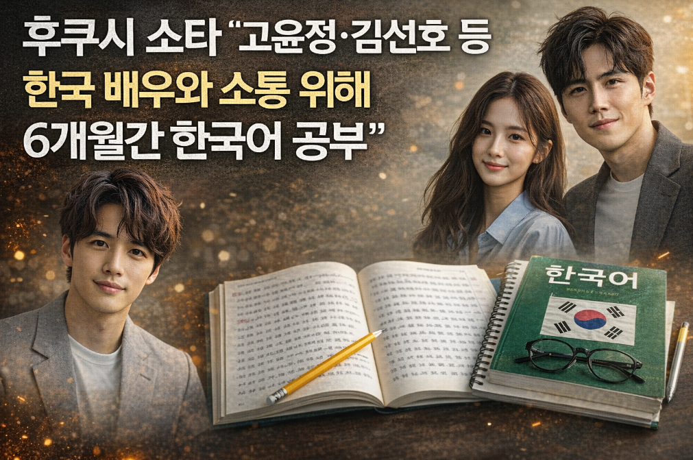 후쿠시 소타, 한국 배우와 소통 위해 6개월 한국어 공부한 이유