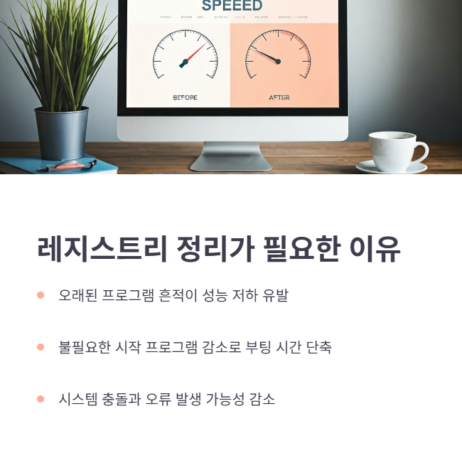 레지스트리 정리가 필요한 이유