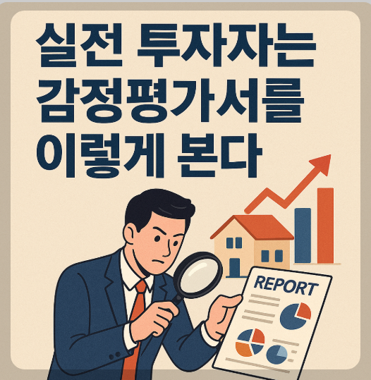 실전 투자자가 감정평가서 보는 관련 이미지
