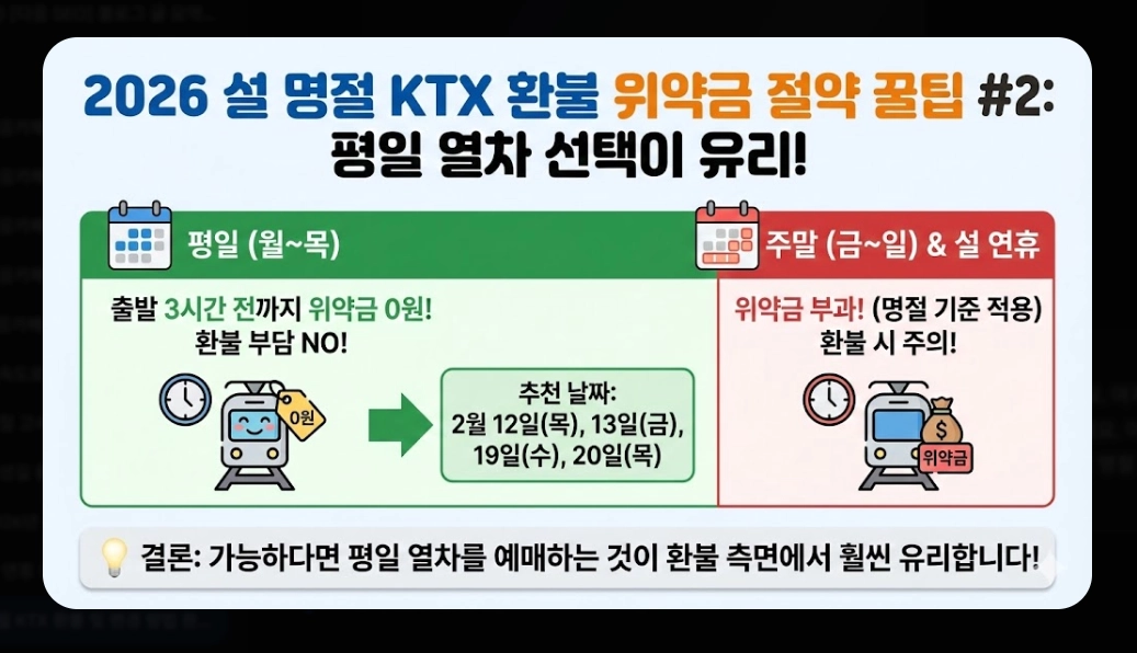 명절 KTX 환불 및 변경 방법 완벽 가이드