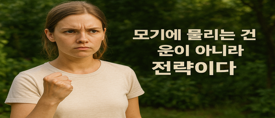 모기에 물리는 건 운이 아니라 전략이다