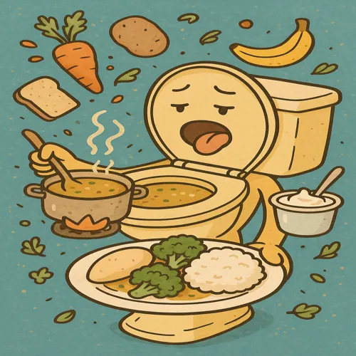 장안정 회복용 식단