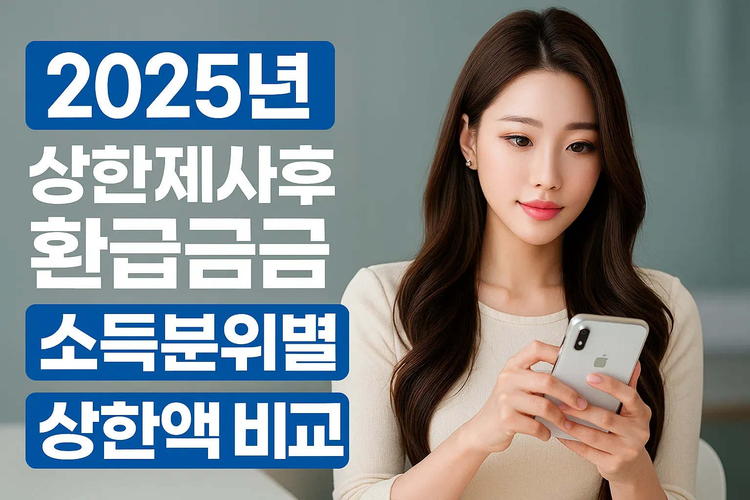 2025년 상한제 사후환급금 소득별 비교