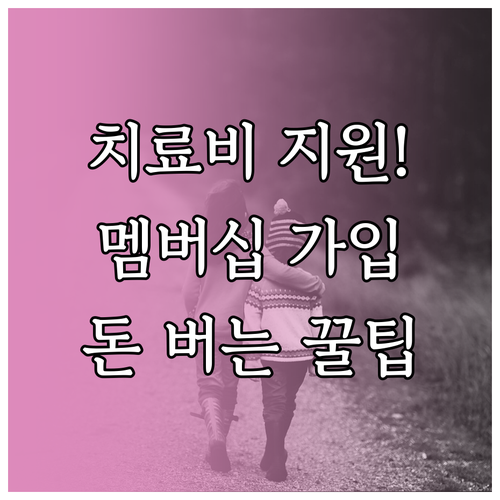 정신질환자 치료비 지원 제도와 복지멤..