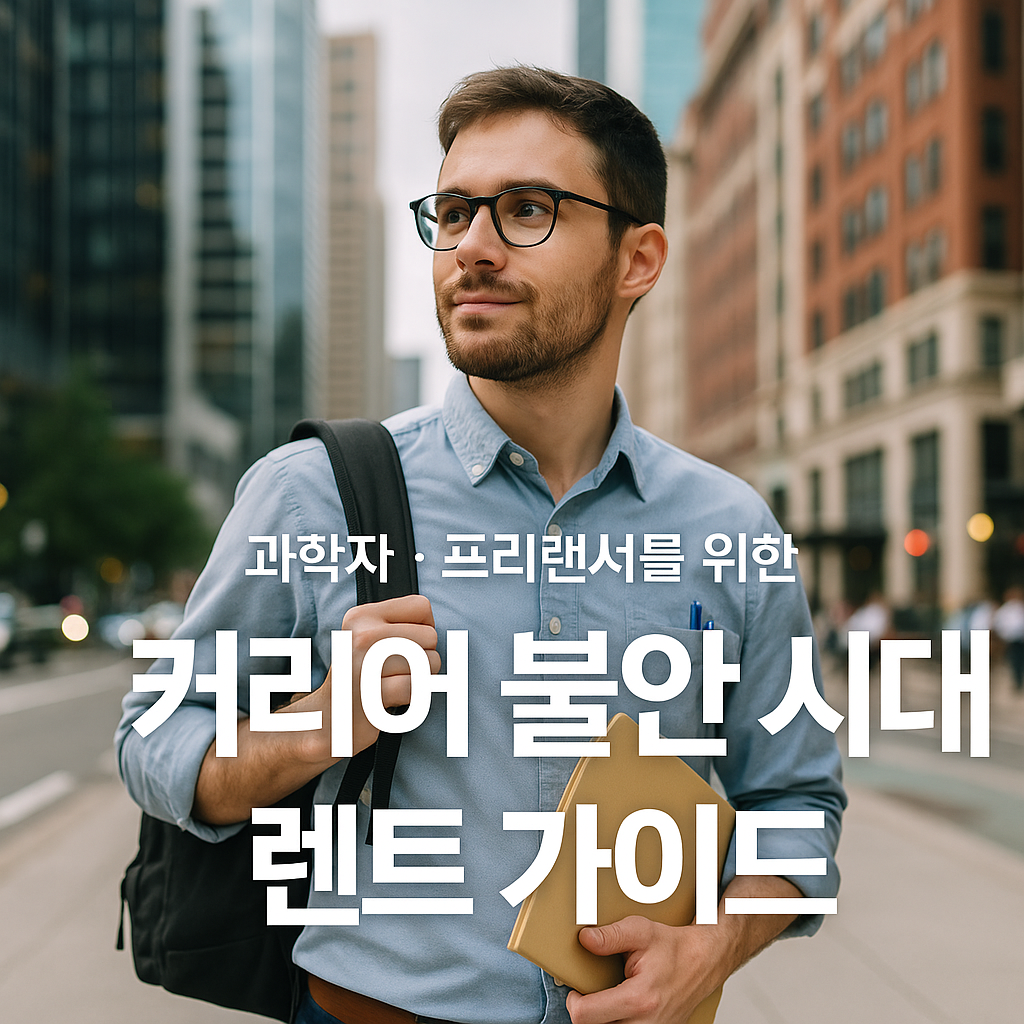 과학자·프리랜서를 위한 주거 전략