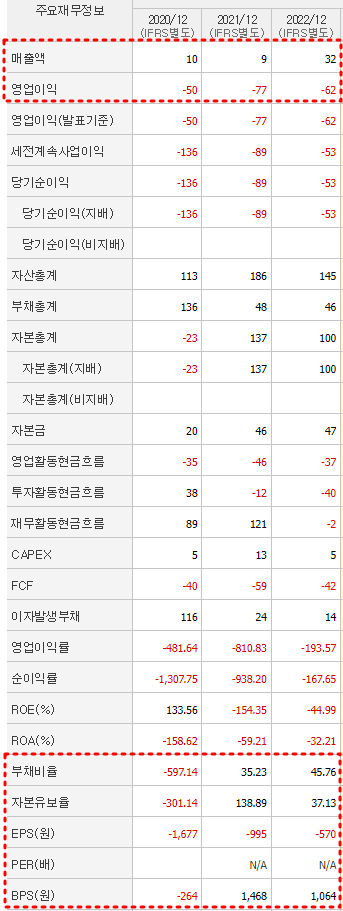 딥노이드 재무제표