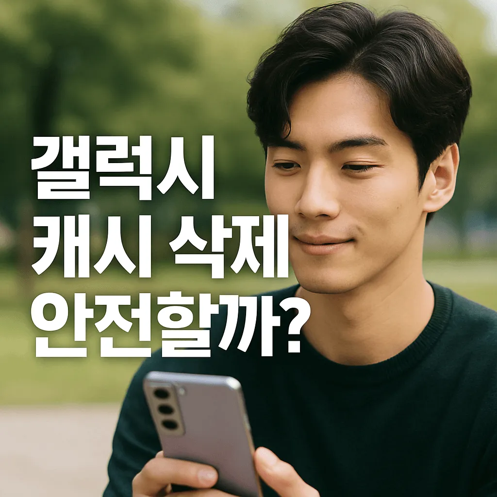 갤럭시 캐시 삭제, 진짜 안전할까 속도는 빨라지는데 데이터는 괜찮을까