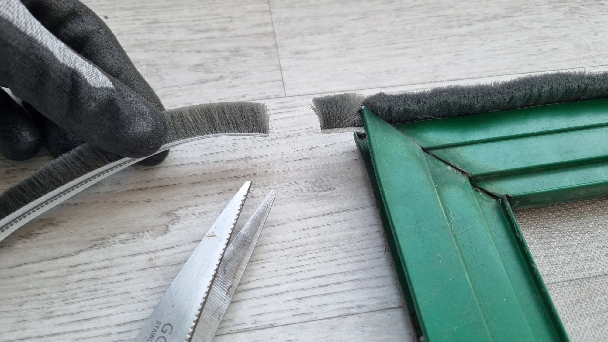 모헤어 자른 모습