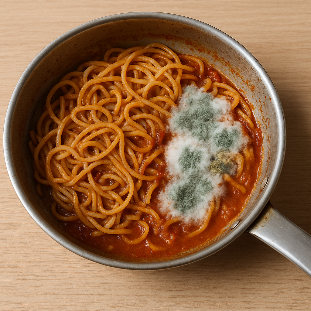 상한스파게티