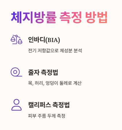 체지방률 계산법