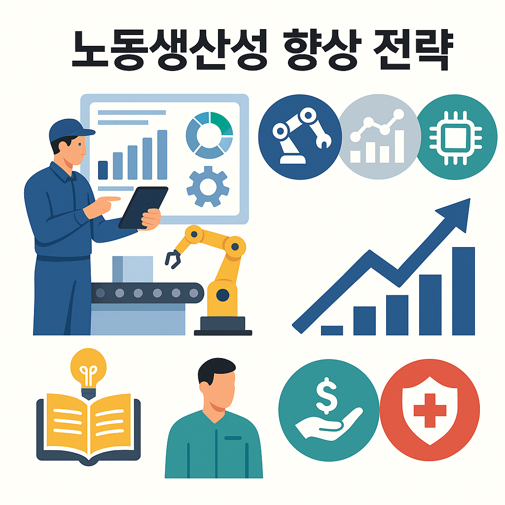 한국의 노동 생산성 향상 전략 관련 사진