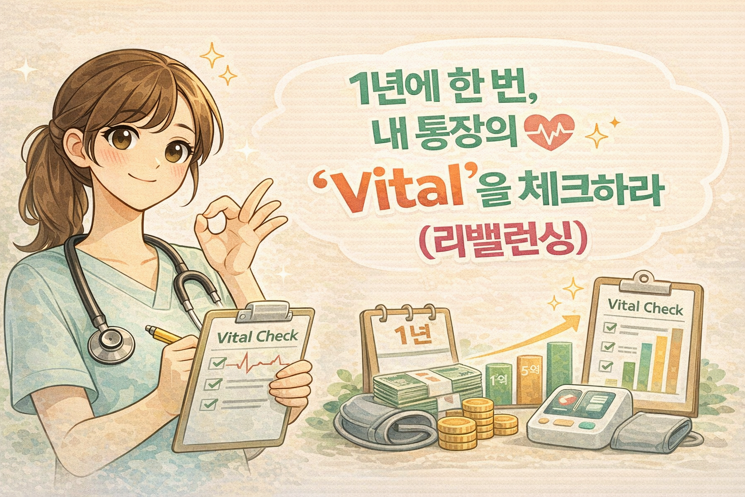 🩺 [너스앤 머니 12] 1년에 한 번, 내 통장의 &lsquo;Vital&rsquo;을 체크하라 (자산 리밸런싱)