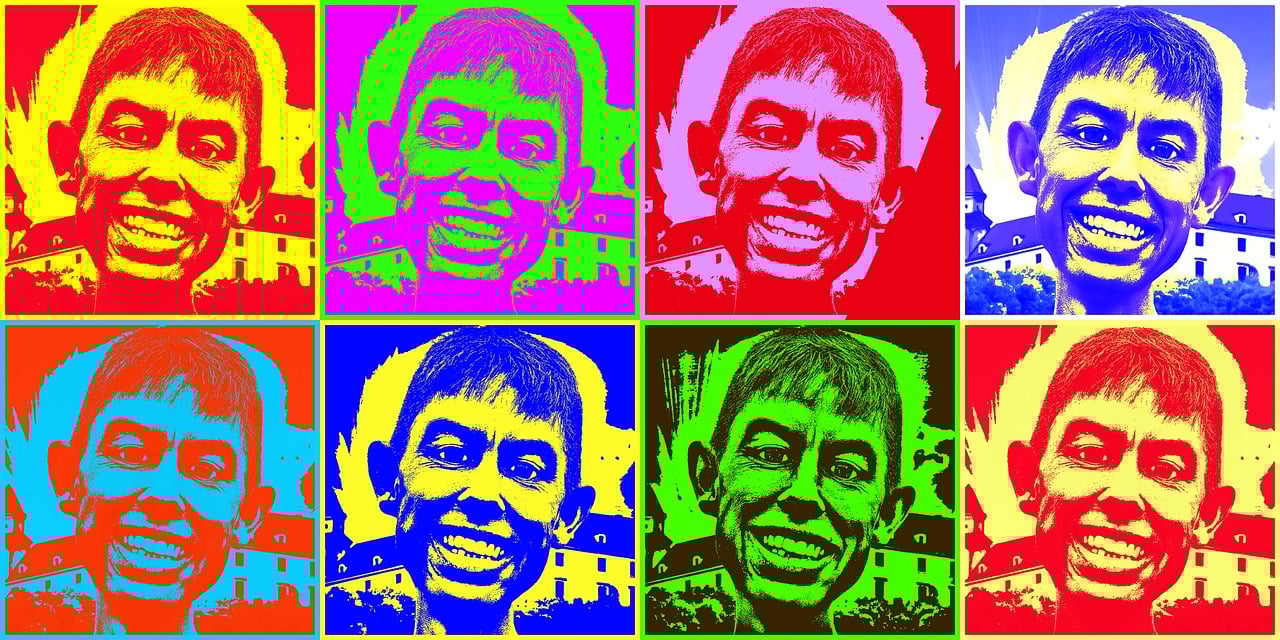 앤디 워홀 남자 초상화