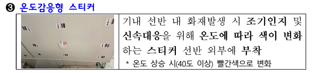 보조배터리 온도감응형 스티커