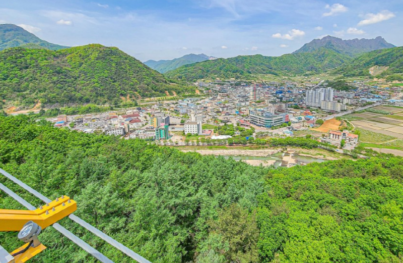 문경 봉명산 출렁다리