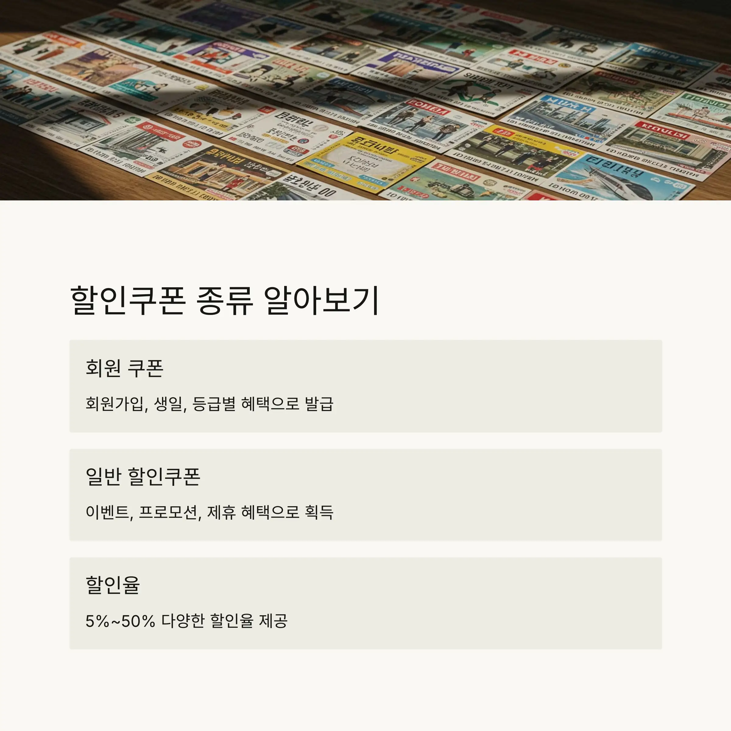 🔍 할인쿠폰 조회 방법 상세 안내