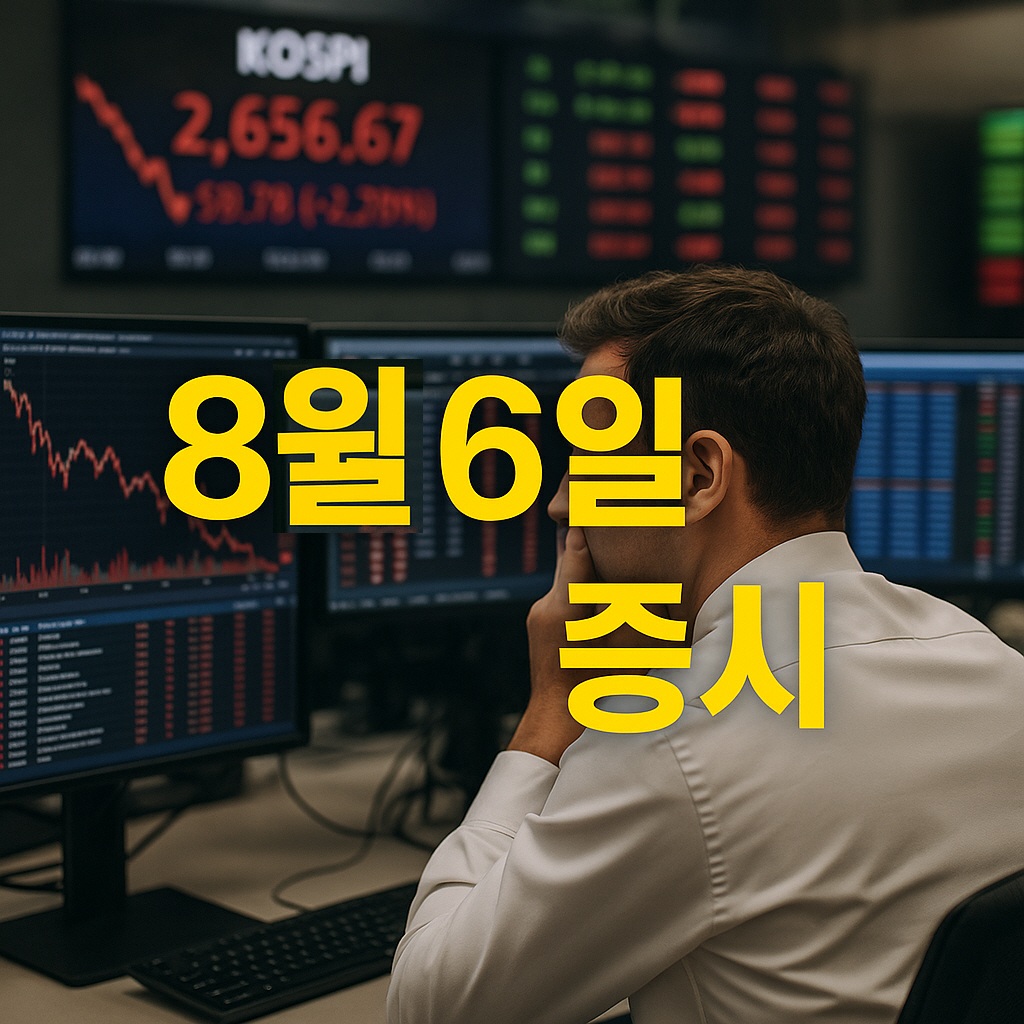 2025년 8월 6일 증시