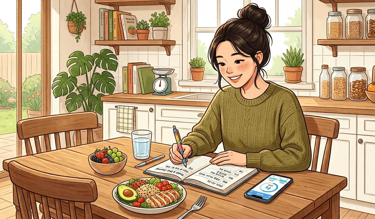 식단 기록을 통한 건강 관리 도전