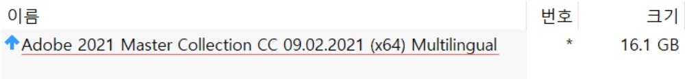 어도비 마스터 콜렉션 2021