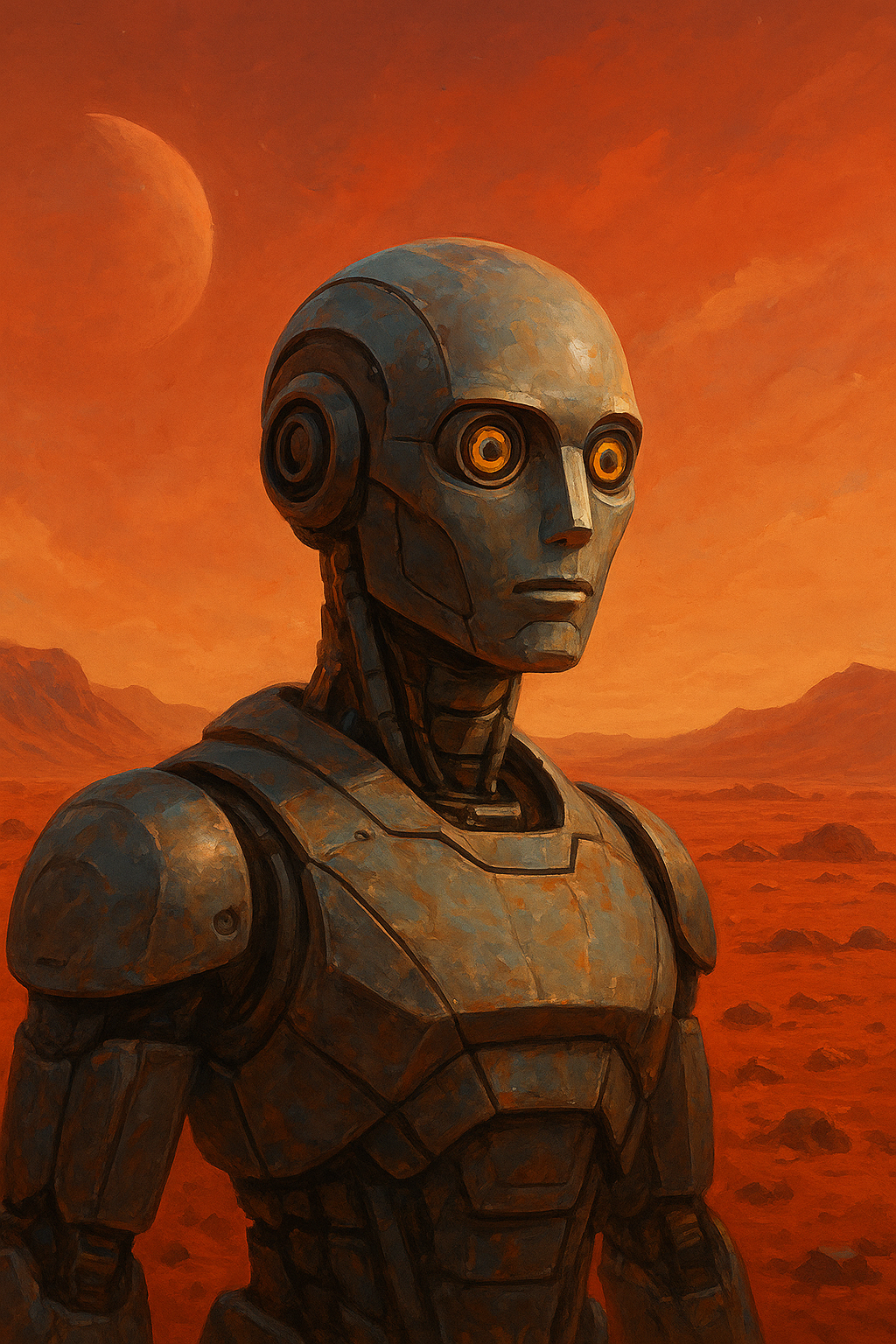 🌌 지구 밖 인공지능 — 화성에서 태어난 첫 AI의 인간 이해력은?