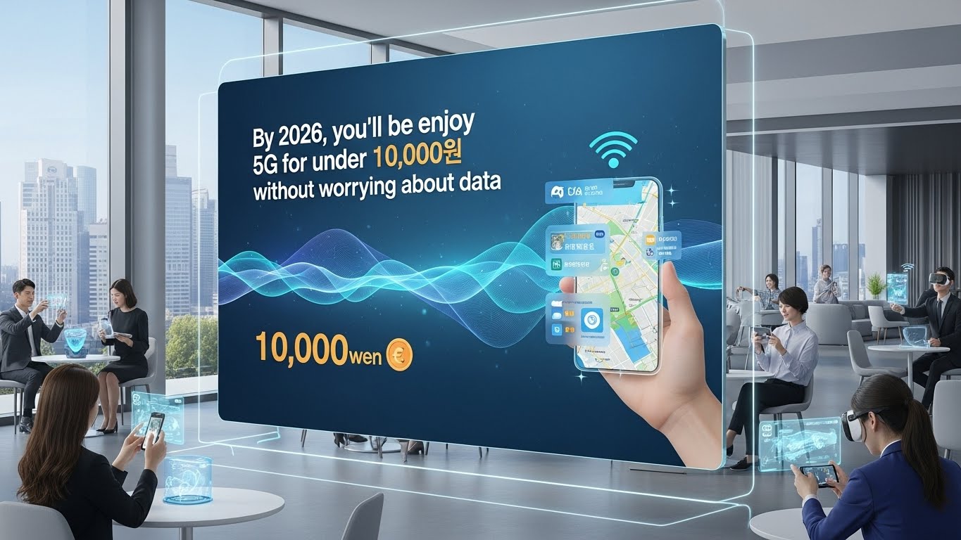2026년에는 데이터 걱정 없이 1만 원대로 5G를 즐길 수 있는 시대