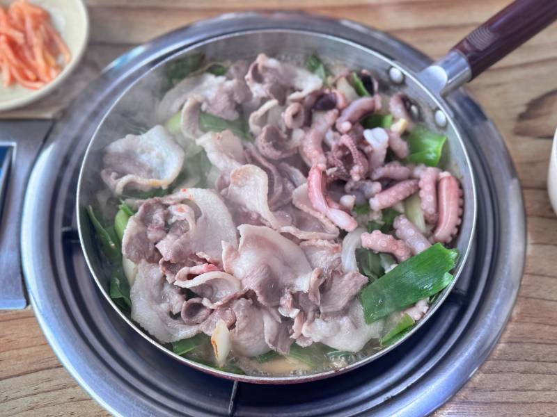 경주 남정부일기사식당 짬뽕 돼지낙지볶음