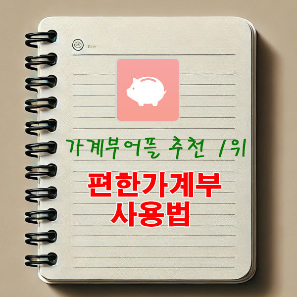 가계부 어플 추천 1위 편한가계부 사용법