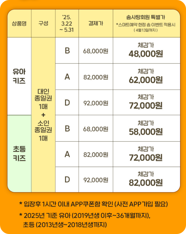 에버랜드 큐패스(Q-PASS) 할인