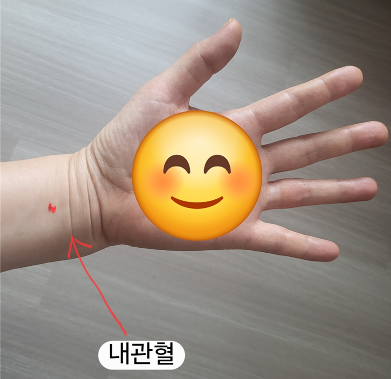 내관혈 위치