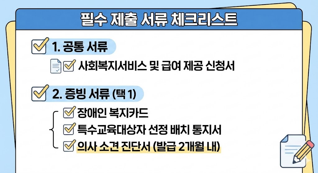 필수 제출 체크리스트