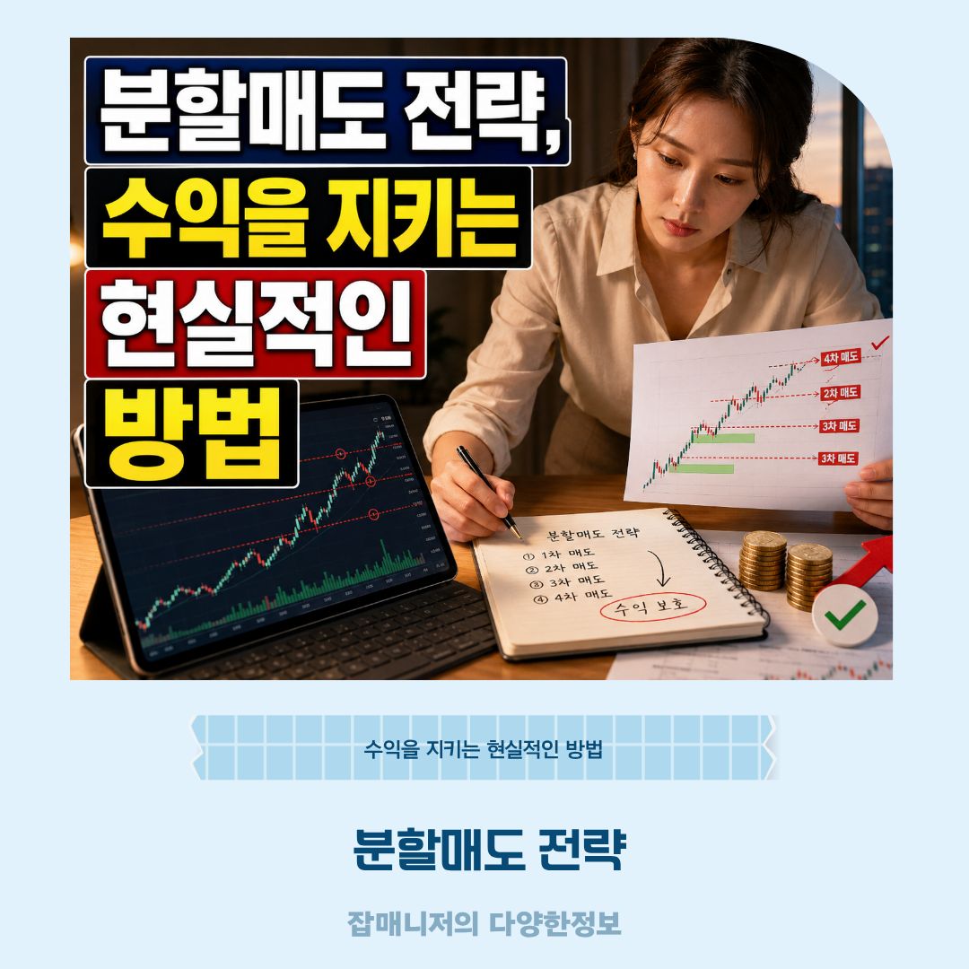 분할매도 전략, 수익을 지키는 현실적인 방법