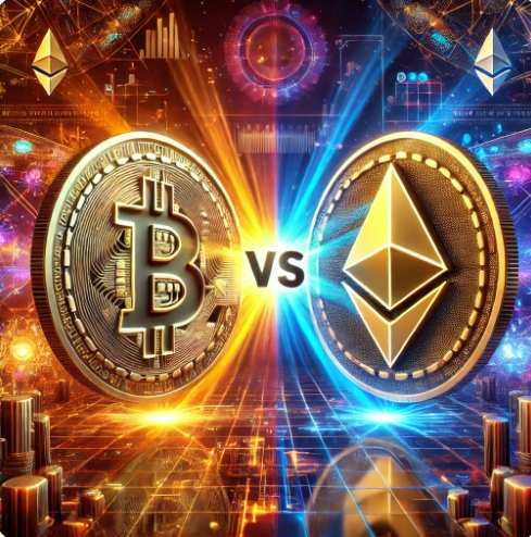 비트코인, 이더리움 관련 이미지