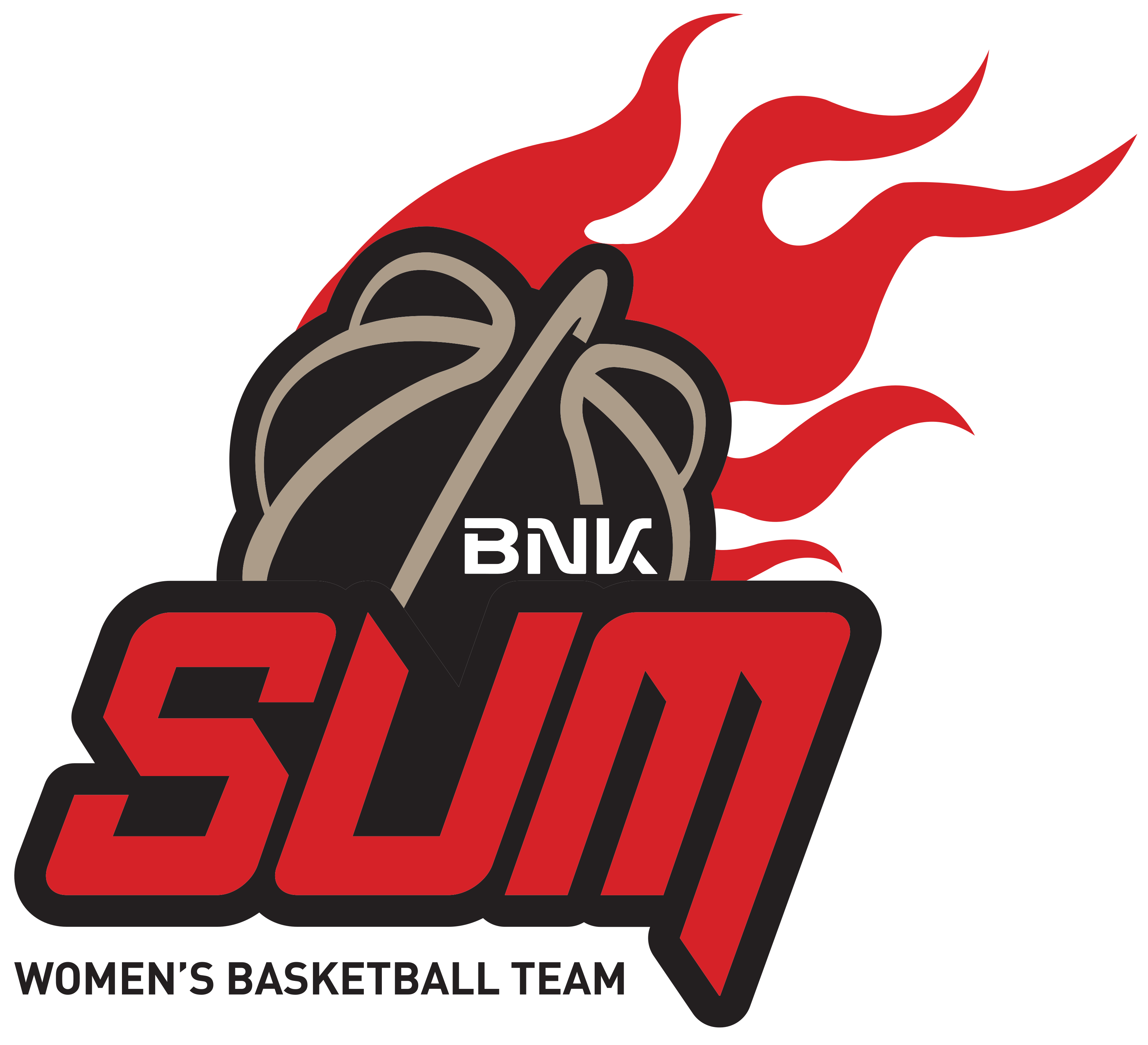 BNK썸 여자프로농구단 BI