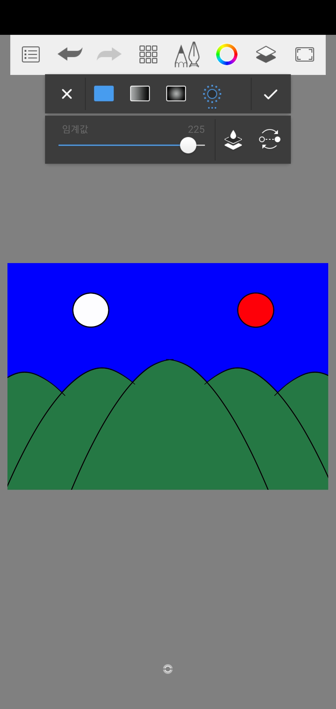 일월오봉도-완성