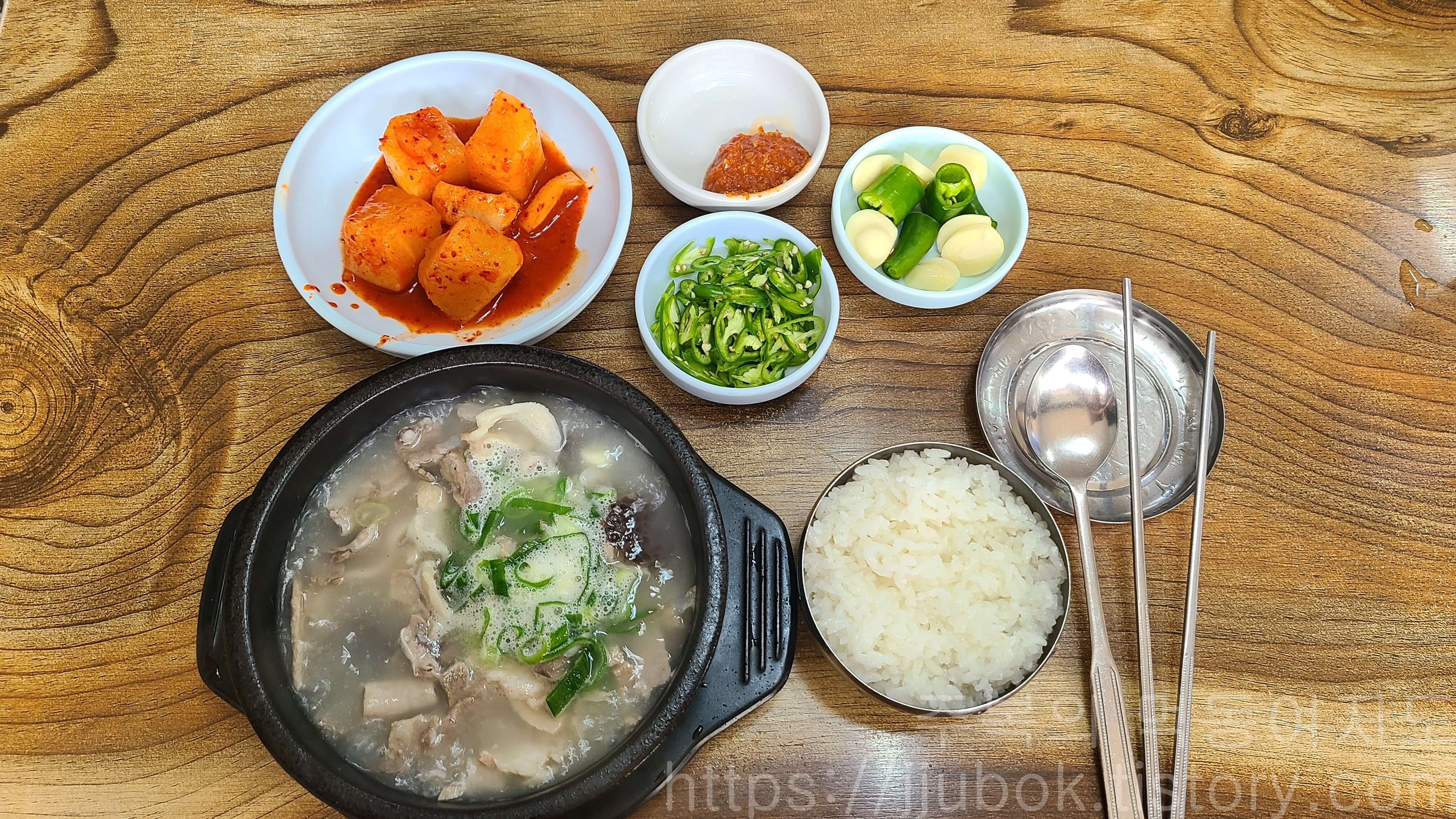 고을순대국-순대국-한상