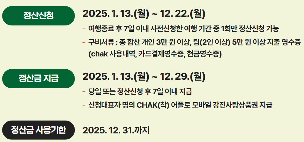 강진 반값여행 신청방법 및 정산방법4