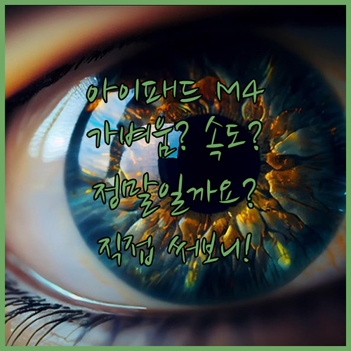 아이패드 프로 11 M4 모델 정말 ..