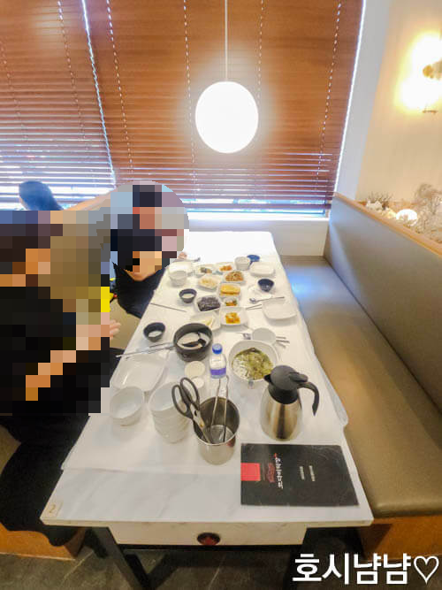 코다리덕장 기본 상차림 세팅