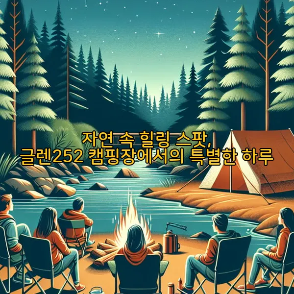 자연 속 힐링 스팟, 글렌252 캠핑장에서의 특별한 하루