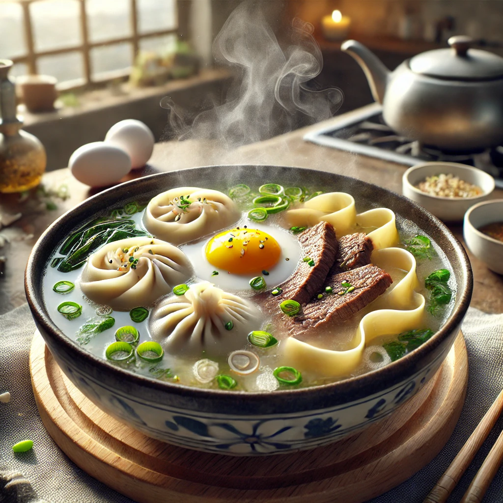 집에서 간단하게 만드는 만두국 레시피