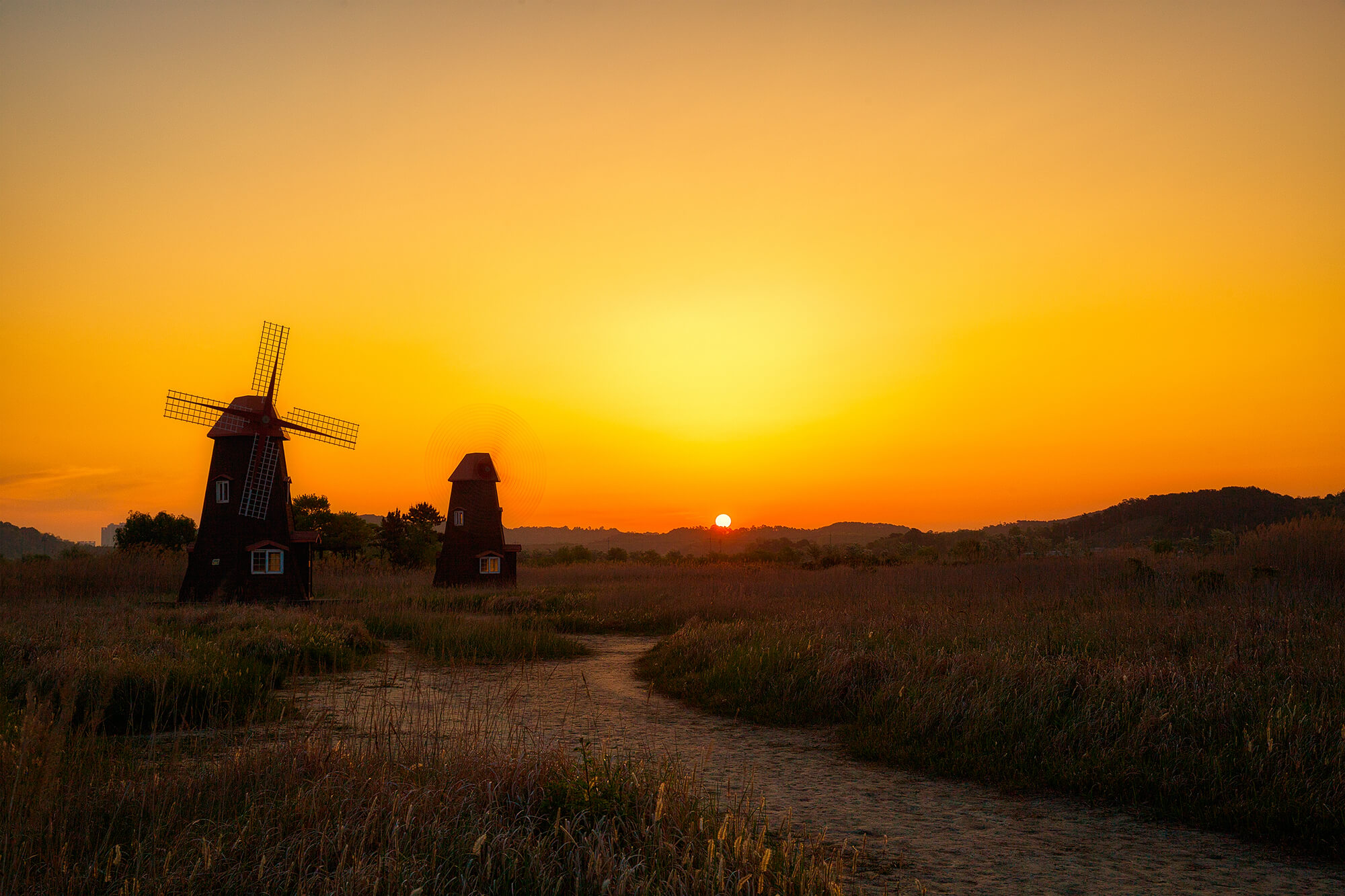 소래습지생태공원 일출