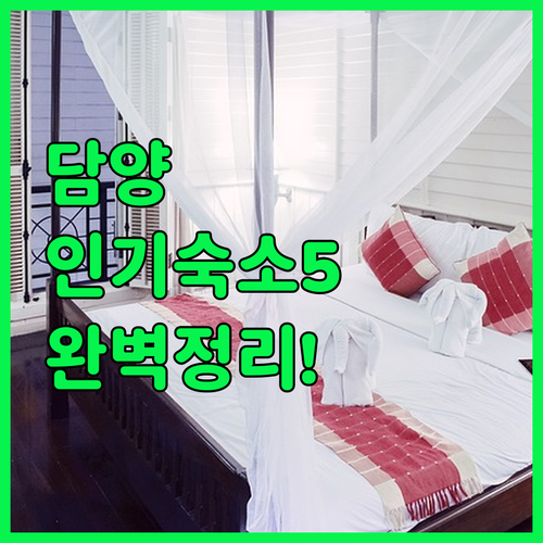 죽녹원 메타세쿼이아길 근처 담양 인기..