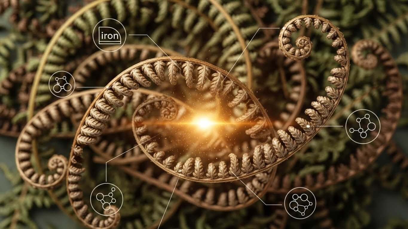 고사리의 항산화 효과와 철분 함유 (건강)