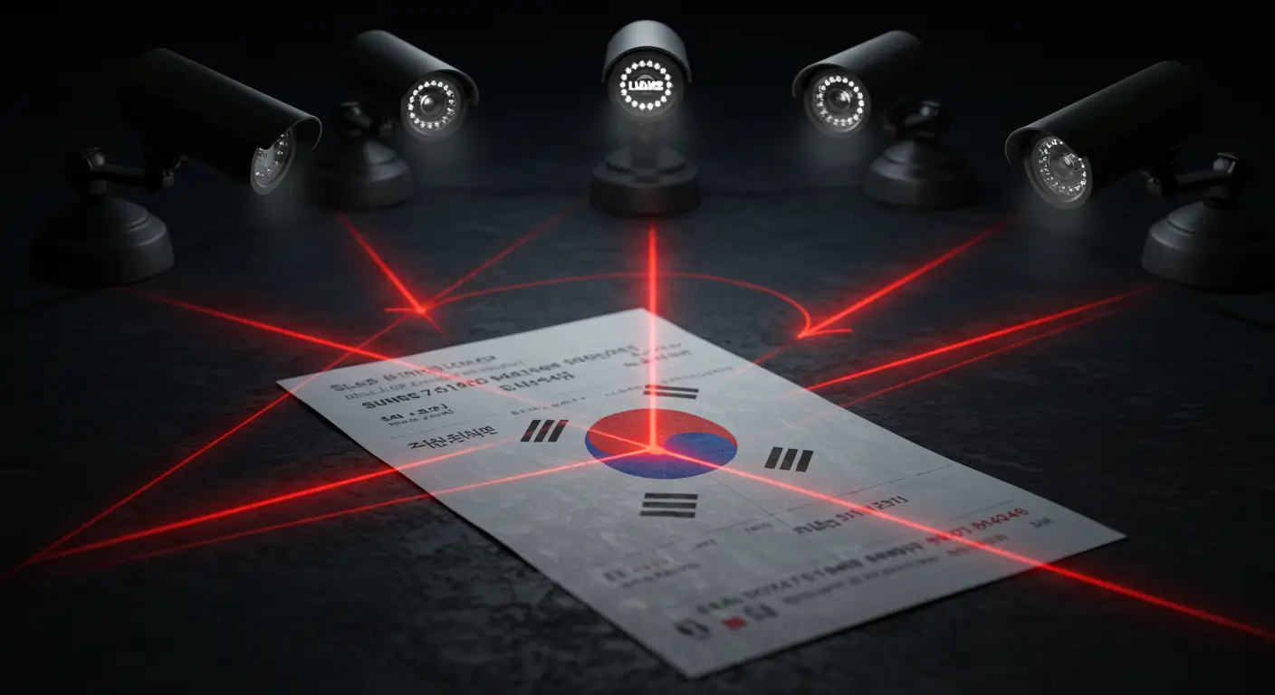 은행 감시카메라가 사업자금과 부동산 거래 사이의 수상한 돈의 흐름을 샅샅이 지켜보는 모습