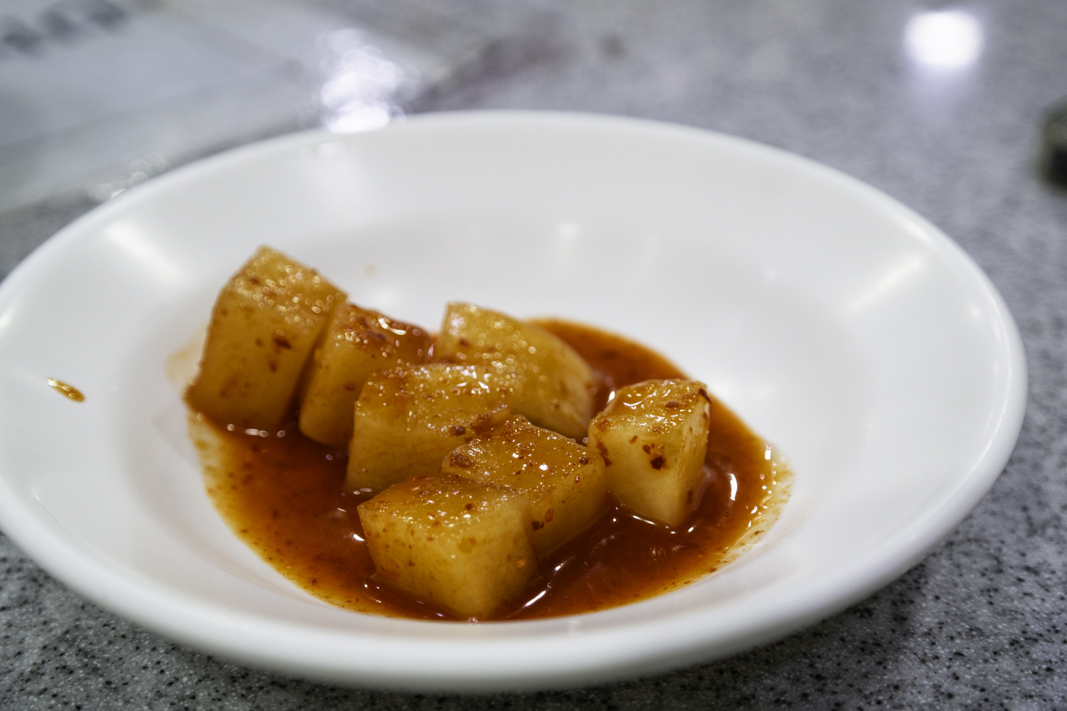 부산 할매집 회국수 반찬