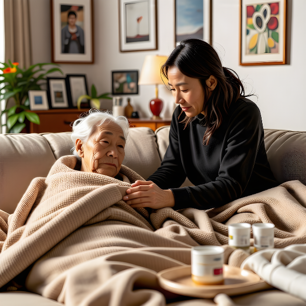 아픈-가족을-돌보는-사람