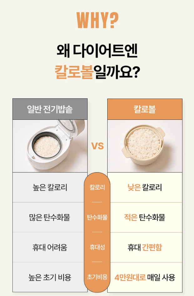 칼로볼 저당밥솥