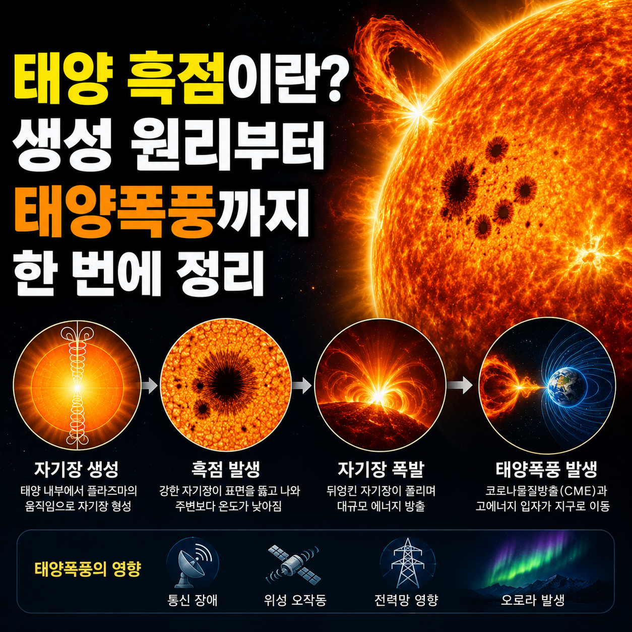 태양 흑점이란