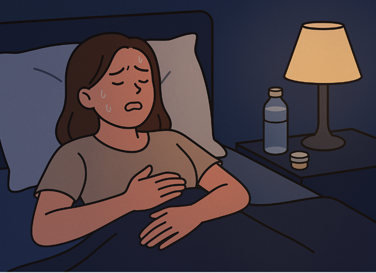 누워있는데 속이쓰림